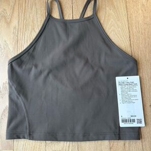 lululemon wunder train high neck cross back tank nomad